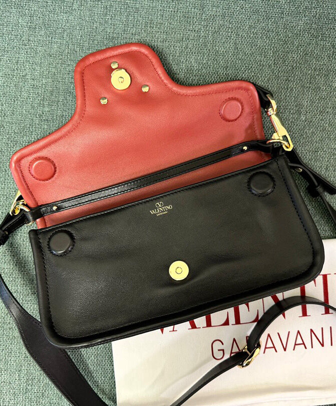Valentino Vlogo 1960 Nappa Leather Medium Shoulder Bag